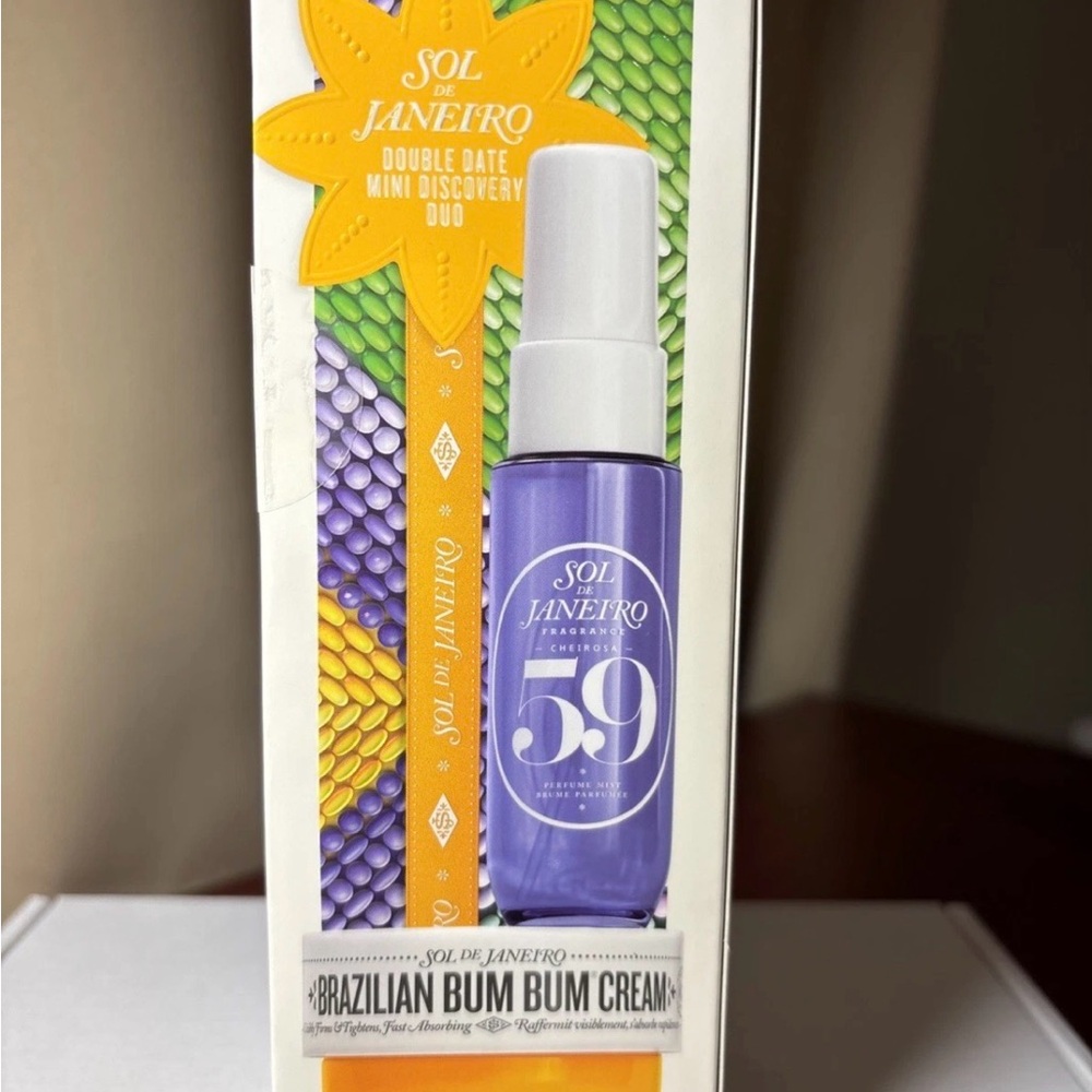 Sol de Janeiro Brazilian Bum Bum Cream 1.7oz & Cheriosa 59 Fragrance Mist 1 oz - Picture 2 of 2